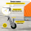 VEVOR Manual Trailer Dolly, 10000 LBS Towing Capacity Trailer Mover Valet with 2.1 in Ball & 10.63" Wheels, Adjustable Height Heavy-Duty Jack Tug for Car, RV, Boat, and Travel Trailers