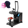 VEVOR Heat Press 6x3.75Inch Curved Element Hat Press Clamshell Design Heat Press for Hats Rigid Steel Frame No Stick Digital LCD Timer and Temperature Control (6x3.75Inch Clamshell Design)