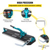 VEVOR Tile Cutter 31 Inch,Manual Tile Cutter Single Rail w/Precise Laser Positioning, Alloy Cutter Wheel with Ergonomic Handle, Accurate Rulers, For Large Tile 0.24"-0.59" Thickness