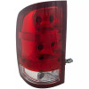 Halogen Tail Light Set For 2010-2011 GMC Sierra 1500 Clear/Red w/Bulbs 2Pcs CAPA