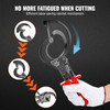 VEVOR Ratcheting Cable Cutter, 11" Wire Cutter Heavy Duty with Gloves, Strong Silicon-Manganese Spring Steel Blade-for Cutting Up to 400 mm² / 780 MCM Electrical Wire