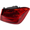 CAPA Tail Light Lens and Housing Right Outer For 2012-2015 BMW 328i 335i Sedan