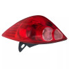 Halogen Tail Light Set For 2007-2012 Nissan Versa Hatchback Clr/Red w/Bulbs 2Pcs