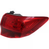 Tail Light Set For 2013-2015 Acura RDX Left and Right Outer Red Lens Halogen