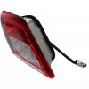 Tail Light Set For 2010-2011 Toyota Camry Left Inner and Outer Clear/Red Halogen