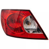 Halogen Tail Light Set For 2007-08 Chrysler Sebring Outer Clear/Red w/Bulbs 2Pcs
