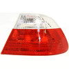 Halogen Tail Light Set For 2001-2003 BMW 330Ci Outer Clear & Red Lens 2Pcs