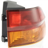 Halogen Tail Light Set For 2002-2004 Honda Odyssey Outer Amber/Red w/ Bulbs 2Pcs