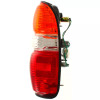 Halogen Tail Light Set For 2001-04 Toyota Tacoma Amber/Clr/Red w/Bulbs 2Pcs CAPA