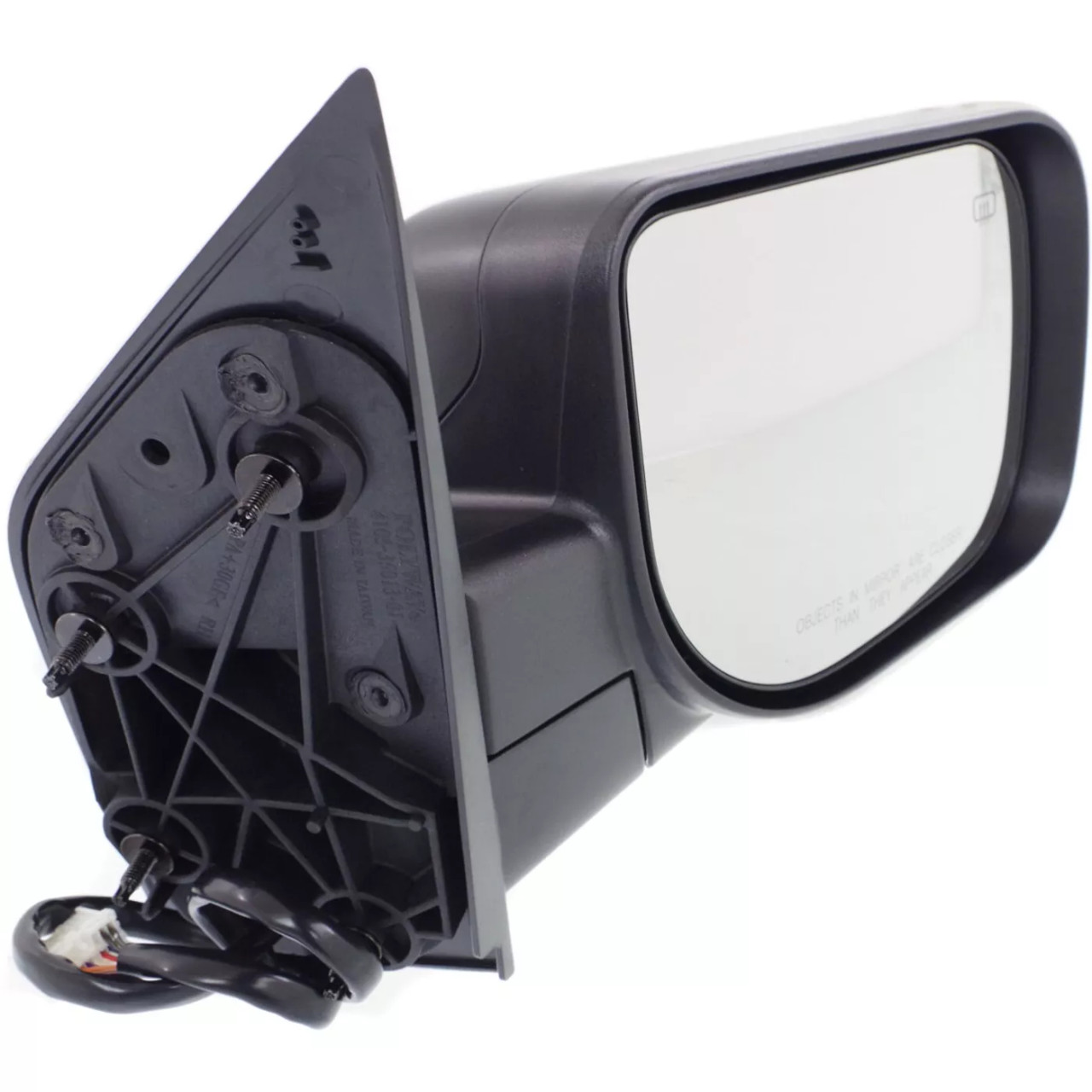 Power Mirror Set For 2008-2013 Nissan Titan Heated With Memory Textured Black