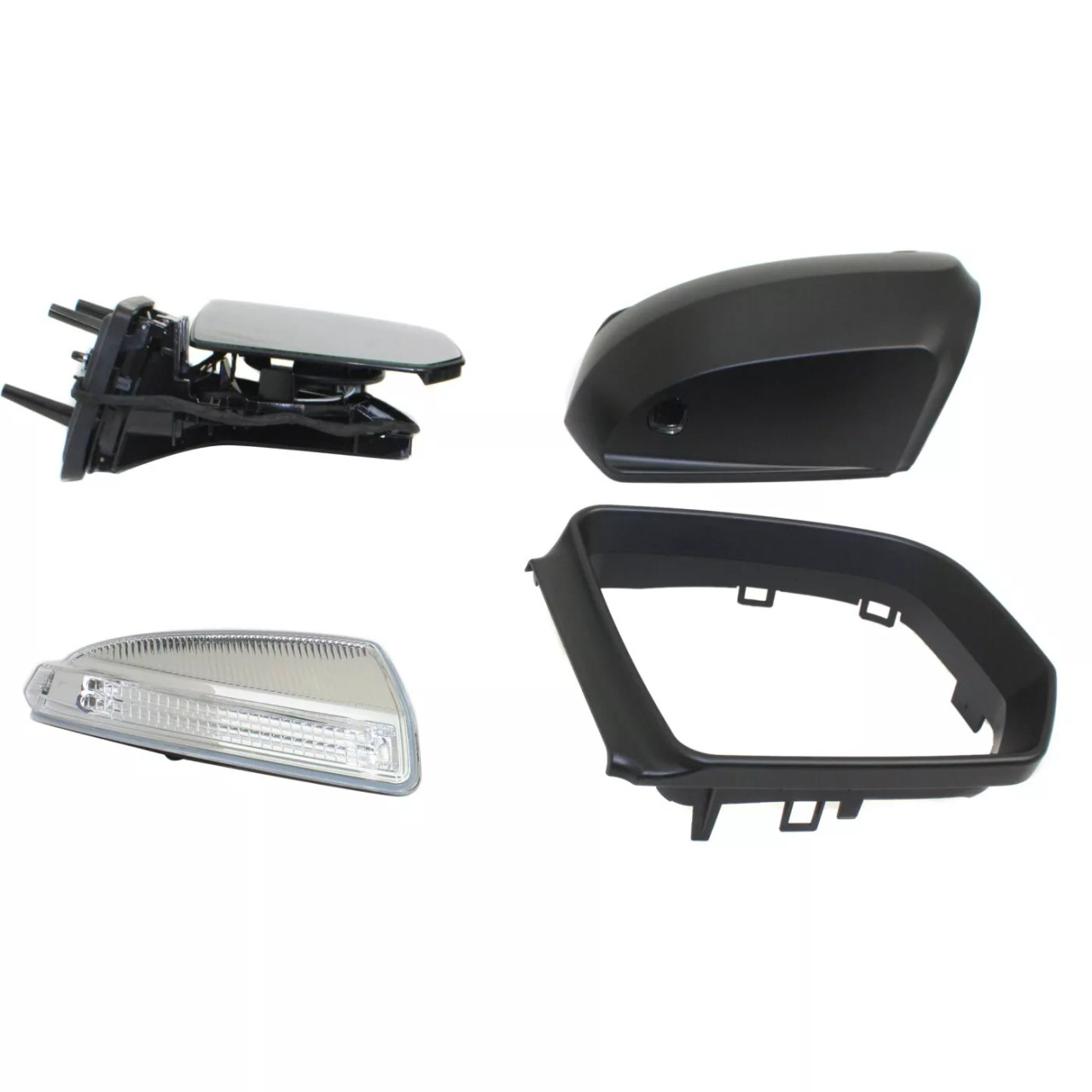 Mirror For 2009-2010 Mercedes Benz ML350 Manual Folding Primed Right Paintable