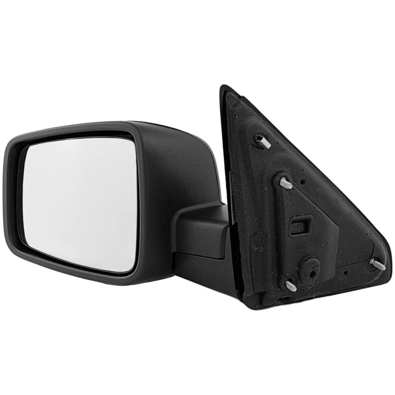 Manual Mirror Set Of 2 For 2011-2012 Ram 1500 Left And Right Manual Fold Black