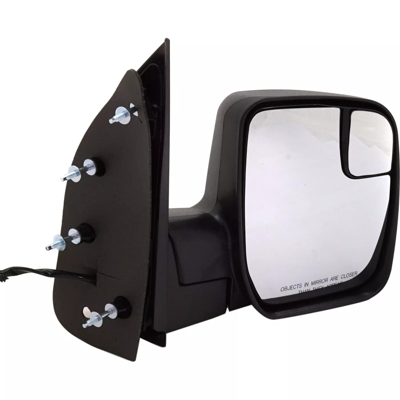 Power Mirror For 2010-2014 Ford E-250 E-350 Super Duty Right Manual Fold Black