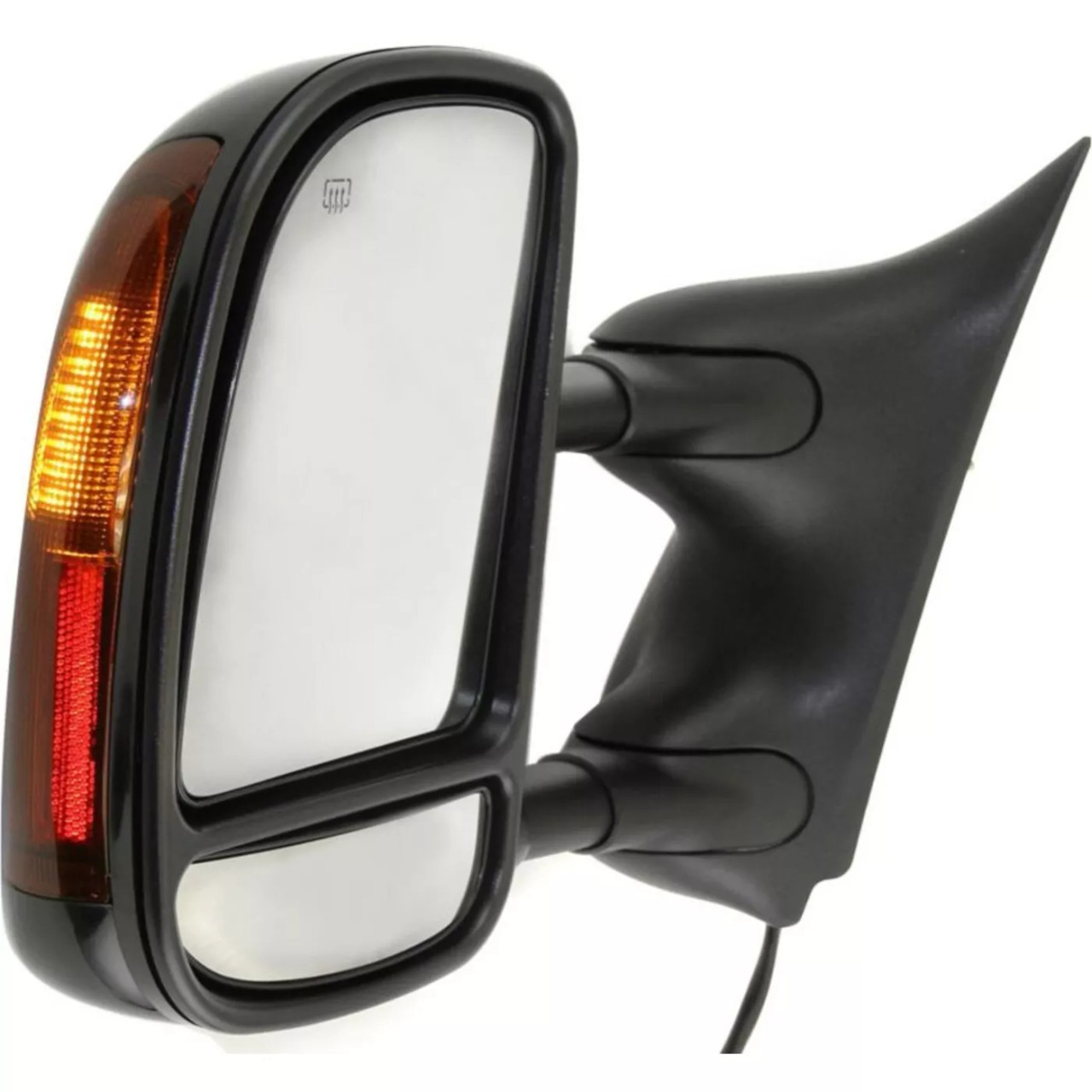 Tow Mirror For 2002 2007 Ford F-350 Super Duty Left Side Power Heat Corner Glass