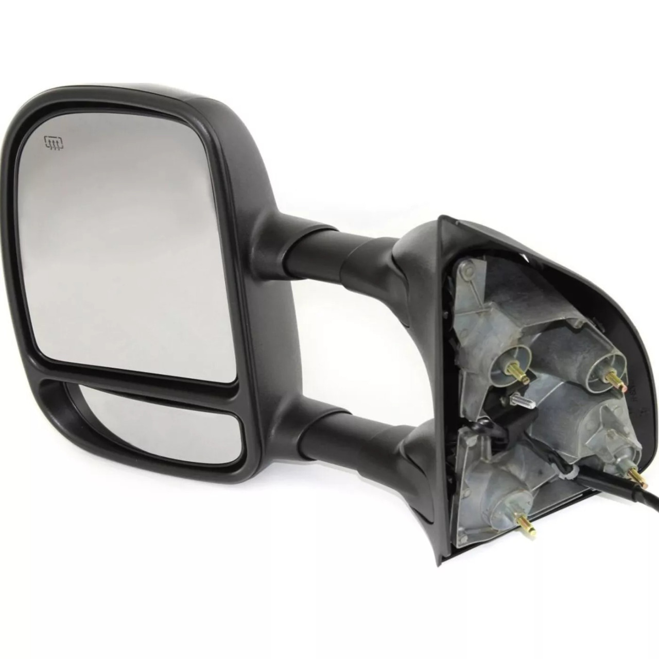 Tow Mirror For 2002 2007 Ford F-350 Super Duty Left Side Power Heat Corner Glass