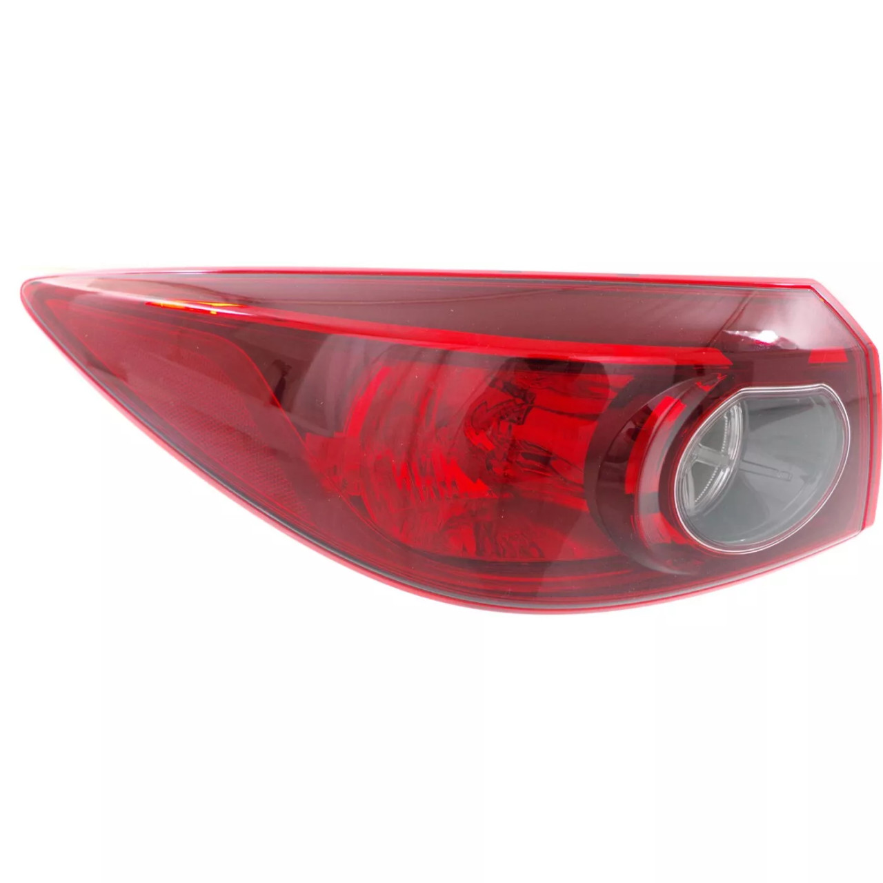 Tail Light Set For 2014 Mazda 3 LH RH Inner Outer Clear Red Smoked Halogen/LED