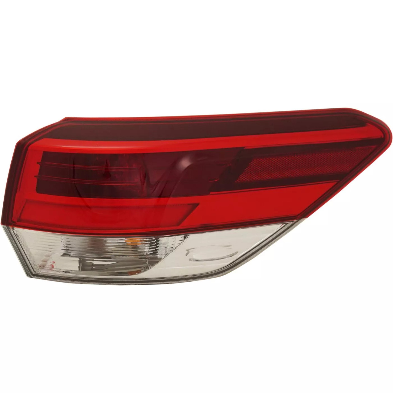 Tail Light Set For 2018-2019 Toyota Highlander Left Right Outer Clear/Red LED