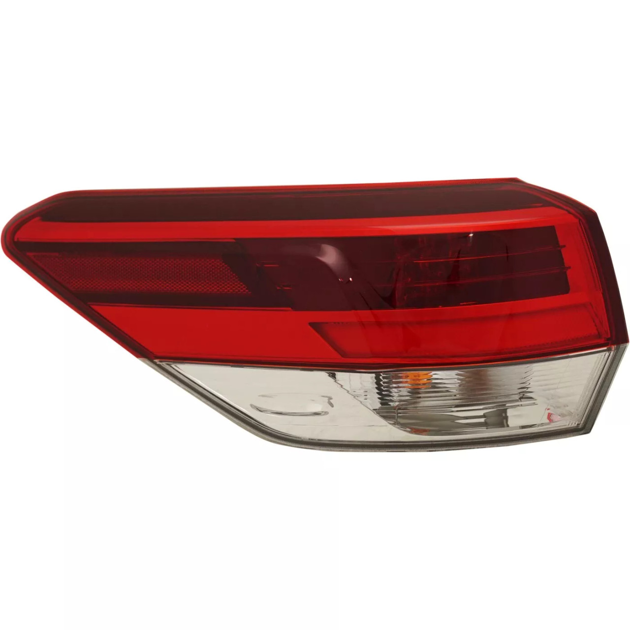 Tail Light Set For 2018-2019 Toyota Highlander Left Right Outer Clear/Red LED