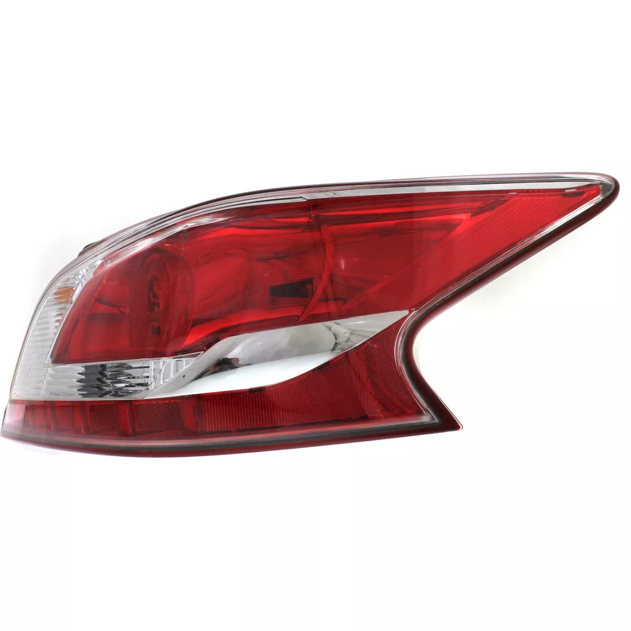 LED Tail Light Set For 2013 Nissan Altima Sedan Clear Lens w/ Bulbs 2Pcs CAPA