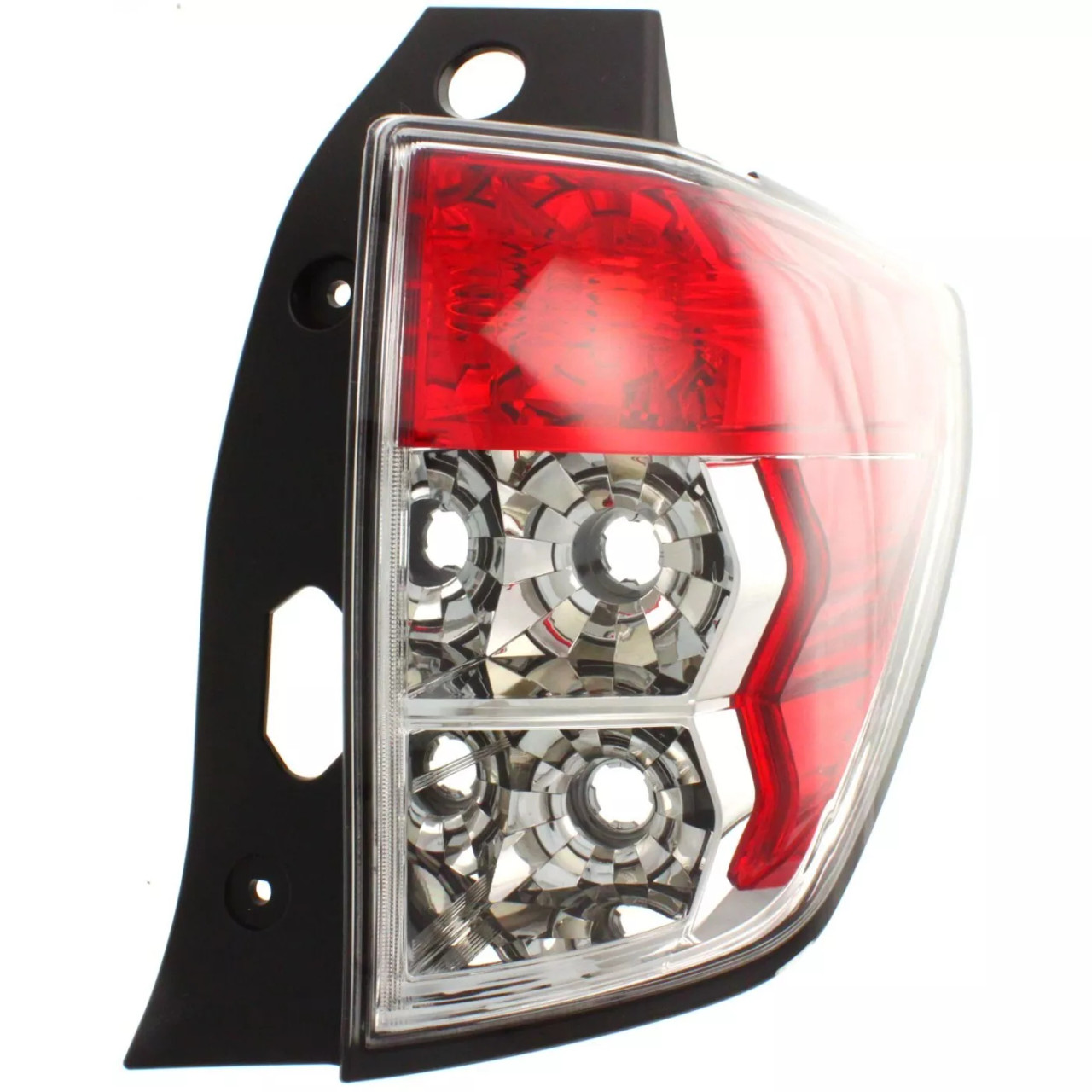 Halogen Tail Light Set For 2009-2013 Subaru Forester Clear & Red Lens 2Pcs CAPA