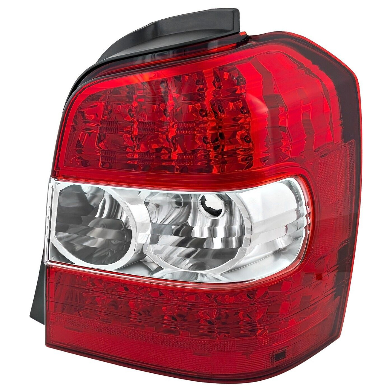 Halogen Tail Light Set For 2006-2007 Toyota Highlander Hybrid Clear/Red 2Pcs