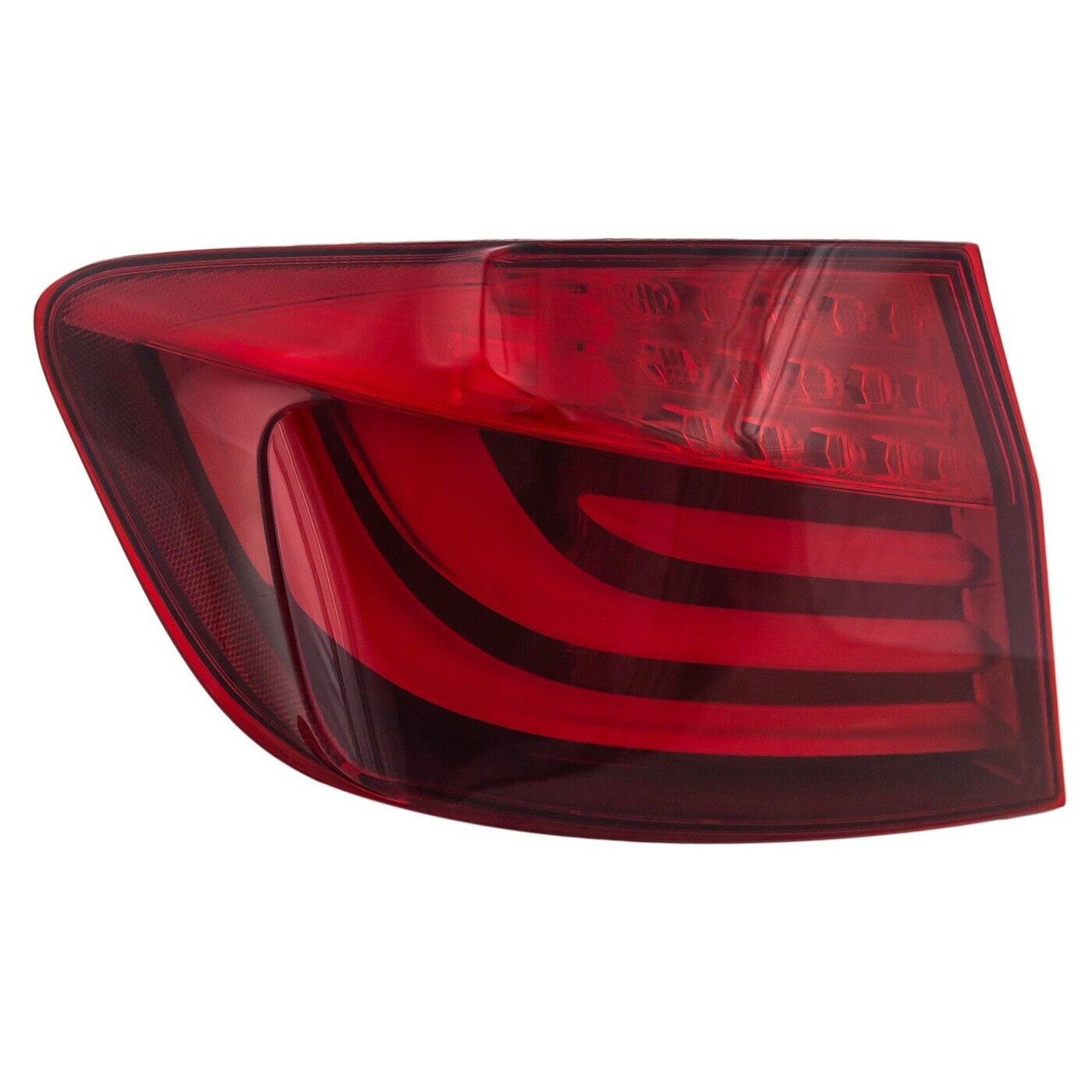 Halogen Tail Light For 2011-2013 BMW 528i Left Outer Red Lens w/ Bulb(s)