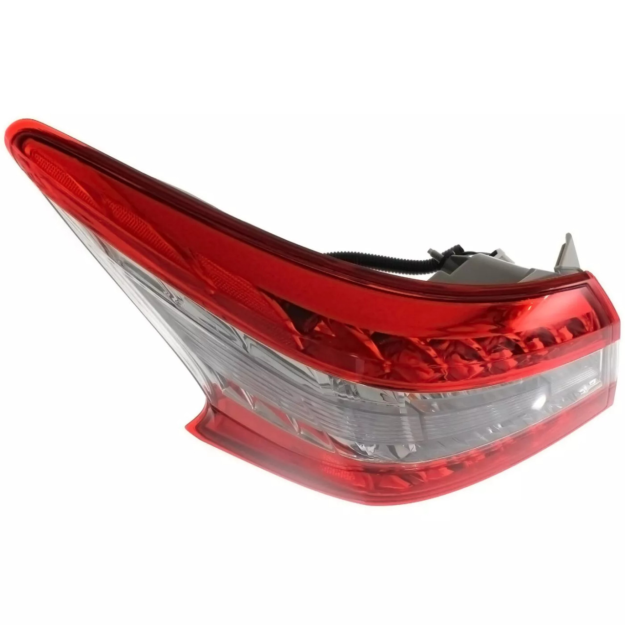 Tail Light Set For 2013-2015 Nissan Sentra Left Inner Outer Clear/Red Halogen