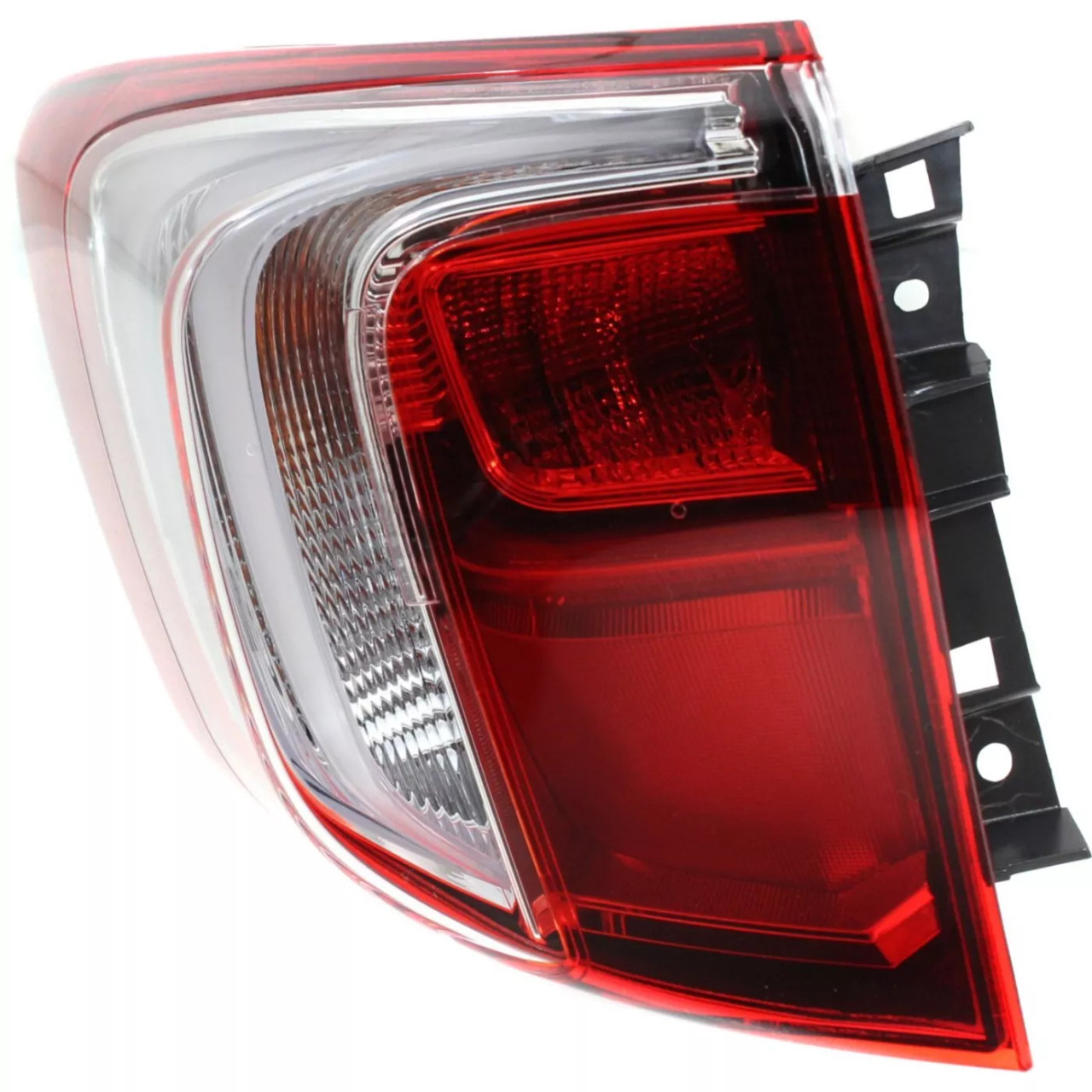 Tail Light Set For 2016-2018 Acura RDX Left Right Outer Clear/Red Halogen CAPA
