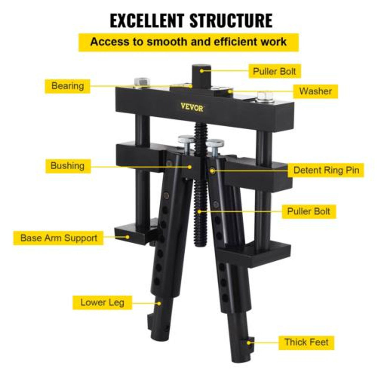 VEVOR Universal Cylinder Liner Puller Compatible with Caterpillar CAT Mack Cummi