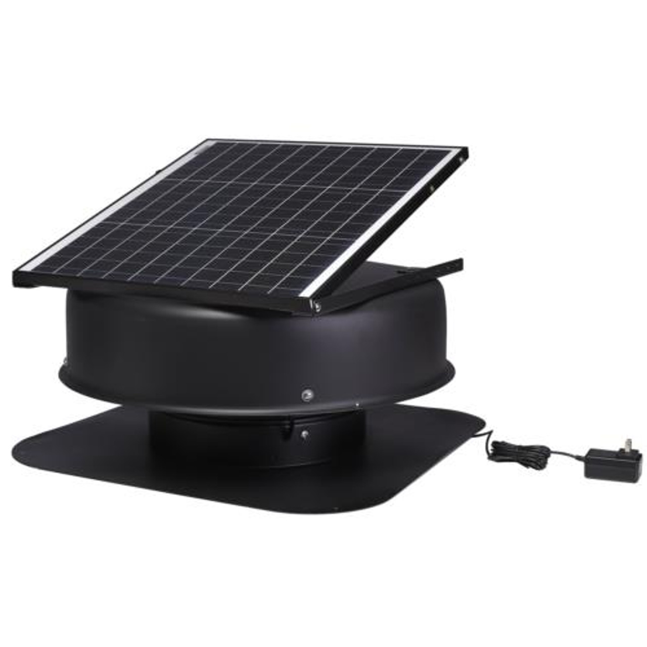 VEVOR Solar Attic Fan, 40 W, 1230 CFM Large Air Flow Solar Roof Vent Fan, Low No