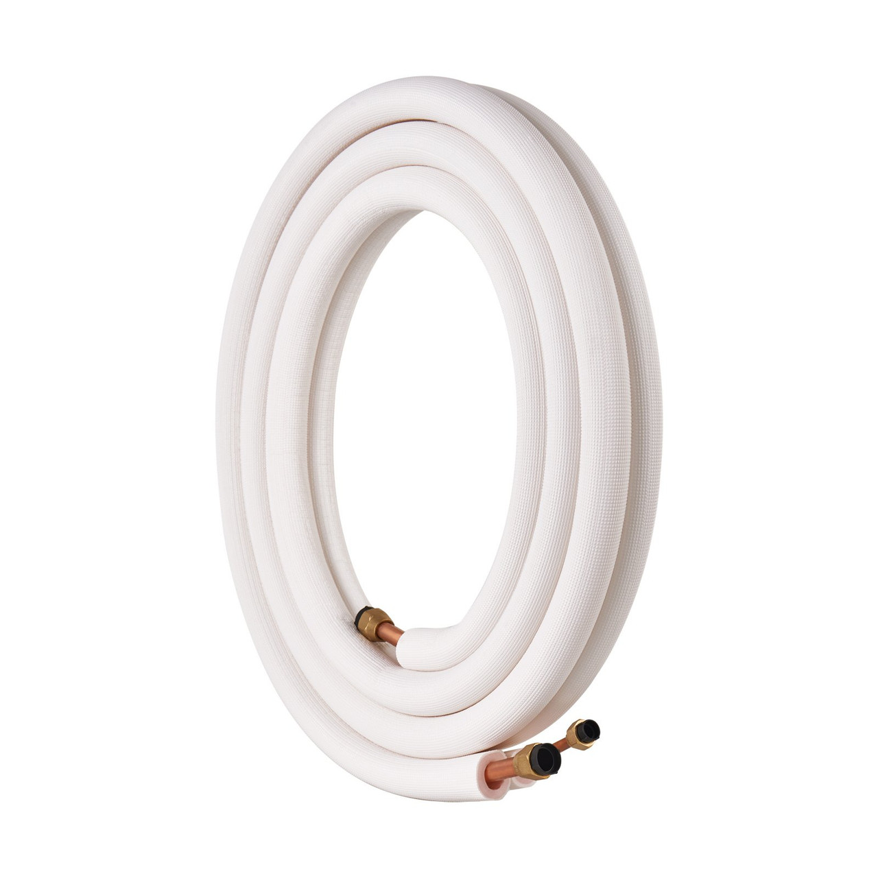 VEVOR 16FT Mini Split Line Set, 3/8" & 5/8" O.D Copper Pipes Tubing and Triple-Layer Insulation, for Air Conditioning or Heating Pump Equipment & HVAC with Rich Accessories (18ft Connection Cable)
