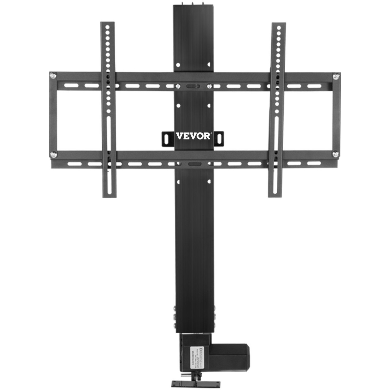 VEVOR Motorized TV Lift Stroke Length 28 Inches Motorized TV Mount Fit for Max.50 Inch TV Lift with Remote Control Height Adjustable 38-65 Inch,Load Capacity 132 Lbs