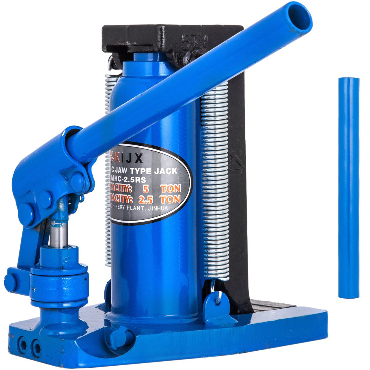 VEVOR Toe Jack Lift Hydraulic Machine Toe Jack Lift Air Hydraulic Toe Jack Proprietary Heat-Treated Steel (2.5-5Ton Blue)