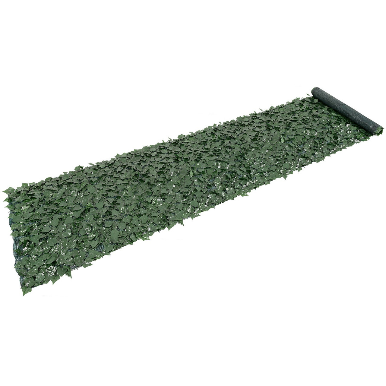 VEVOR Ivy Privacy Fence, 39 x 198in Artificial Green Wall Screen, Greenery Ivy Fence with Mesh Cloth Backing and Strengthened Joint, Faux Hedges Vine Leaf Decoration for Outdoor Garden, Yard, Balcony