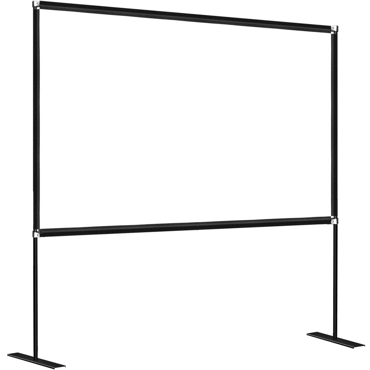 VEVOR Projector Screen with Stand 100inch Portable Movie Screen 16:9 4K HD Wide Angle Projector Screen Stand Easy Assembly with Storage Bag for Home Theater Office Outdoor Use