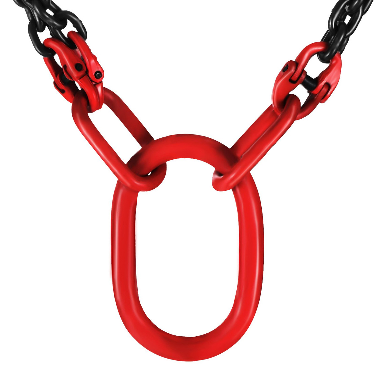 VEVOR 5Ft Chain Sling 5/16 Inch X 5 Ft Engine Lift Chain G80 Alloy Steel Engine Chain Hoist Lifts 3 Ton with 4 Leg Grab Hooks