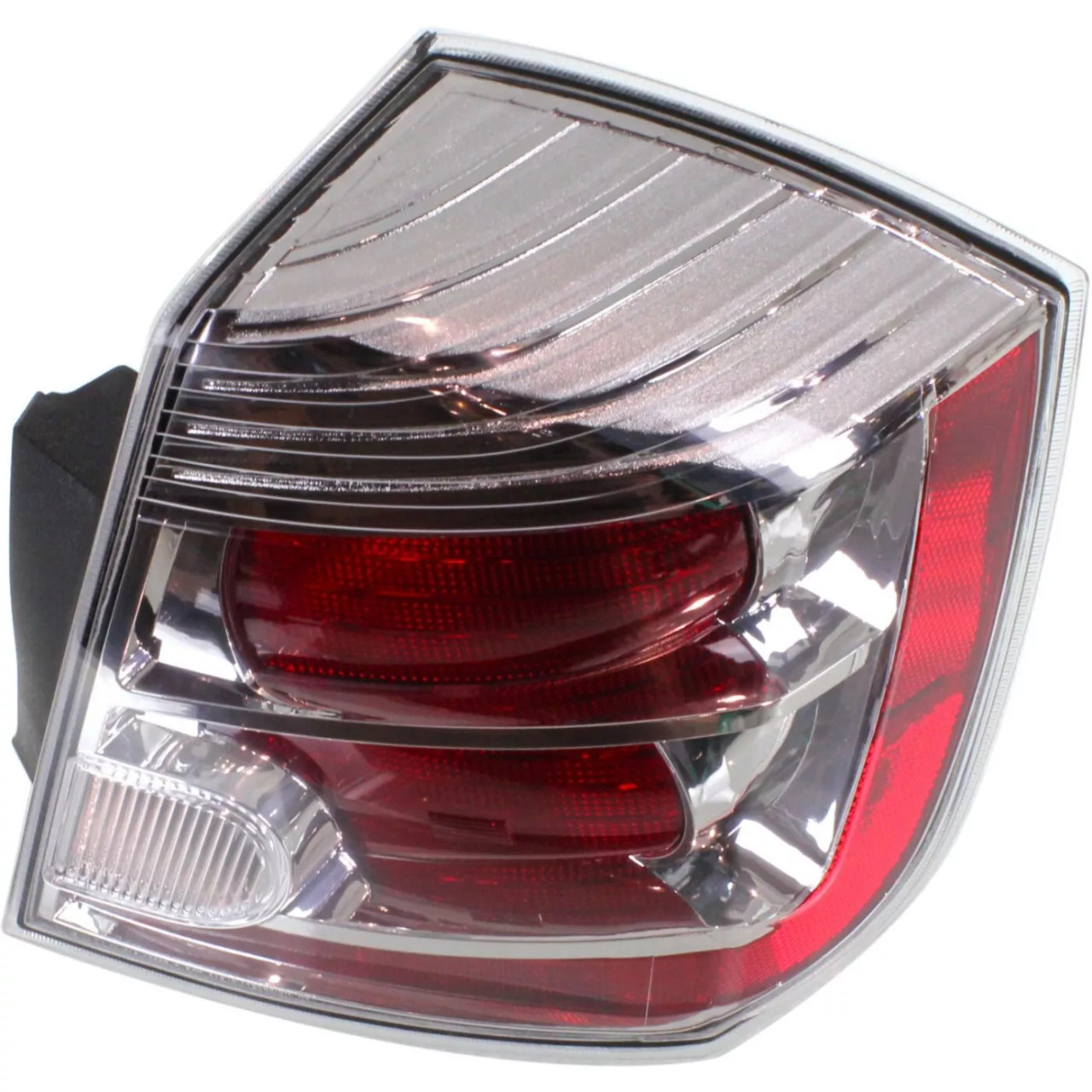 CAPA Tail Light Chrome Int Left and Right For 2010-2012 Nissan Sentra Base/S/SL