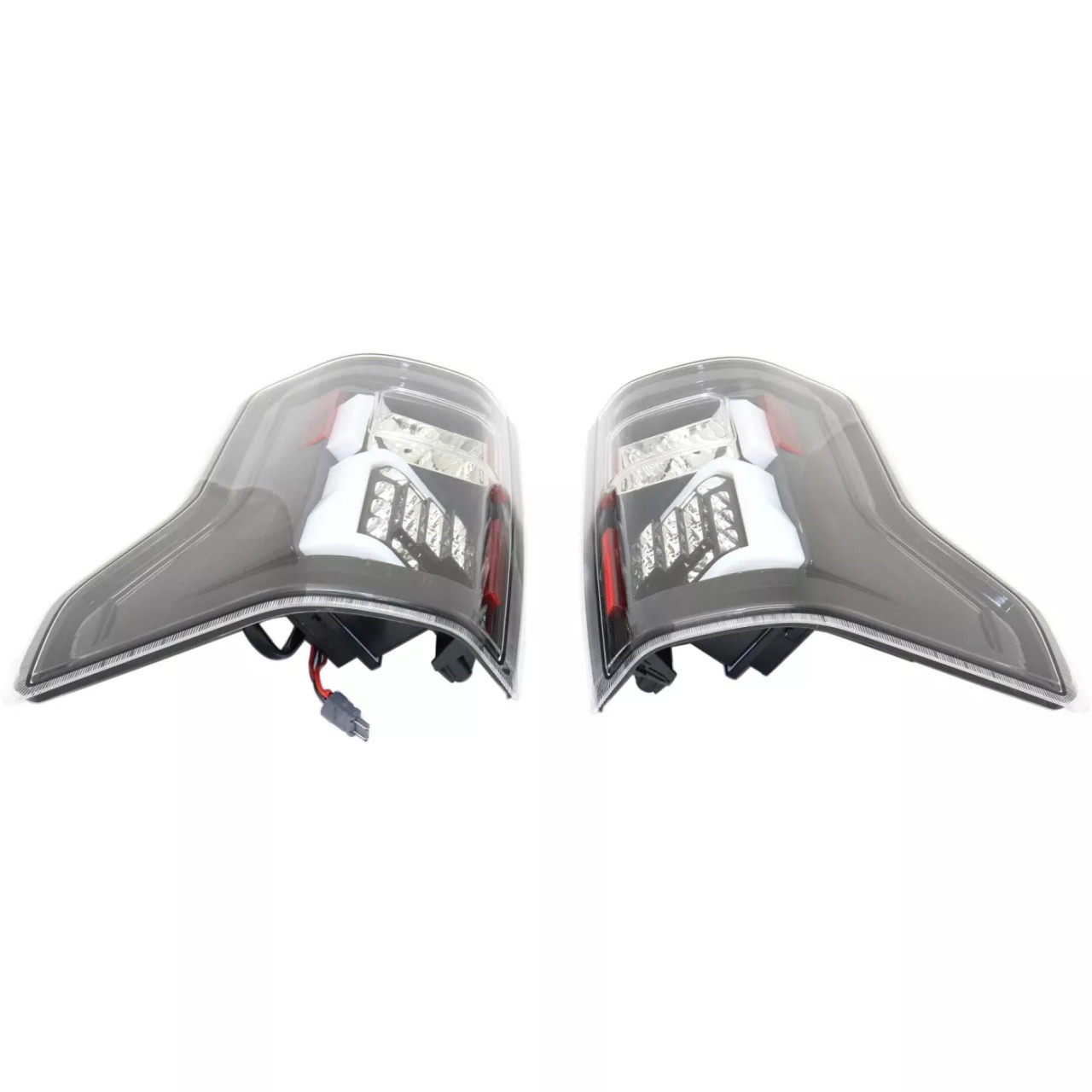 LED Tail Light For 2015-2017 Ford F-150 Set of 2 LH and RH Black Interior