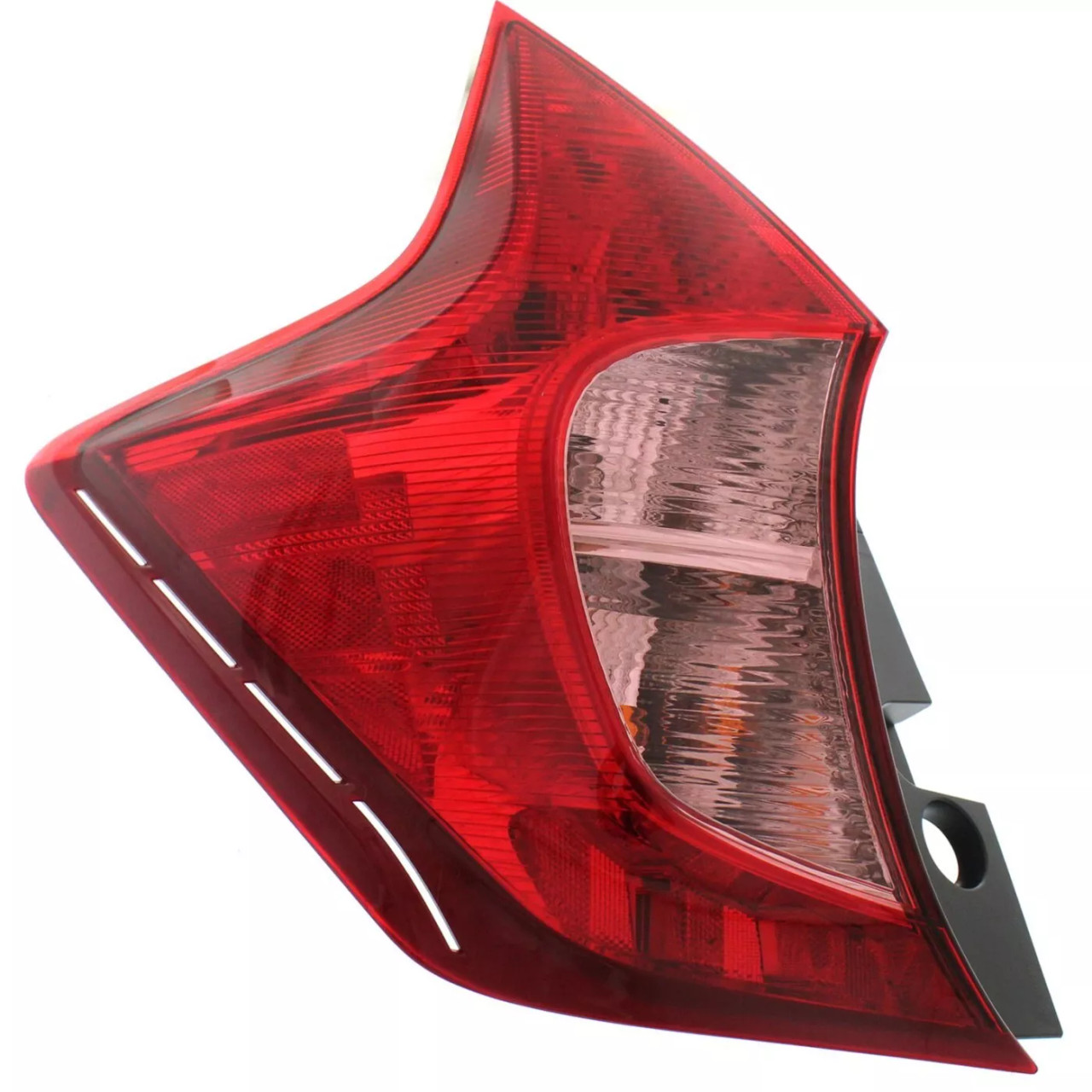 Halogen Tail Light Set For 2014-17 Nissan Versa Note Clear/Red w/Bulbs 2Pcs CAPA