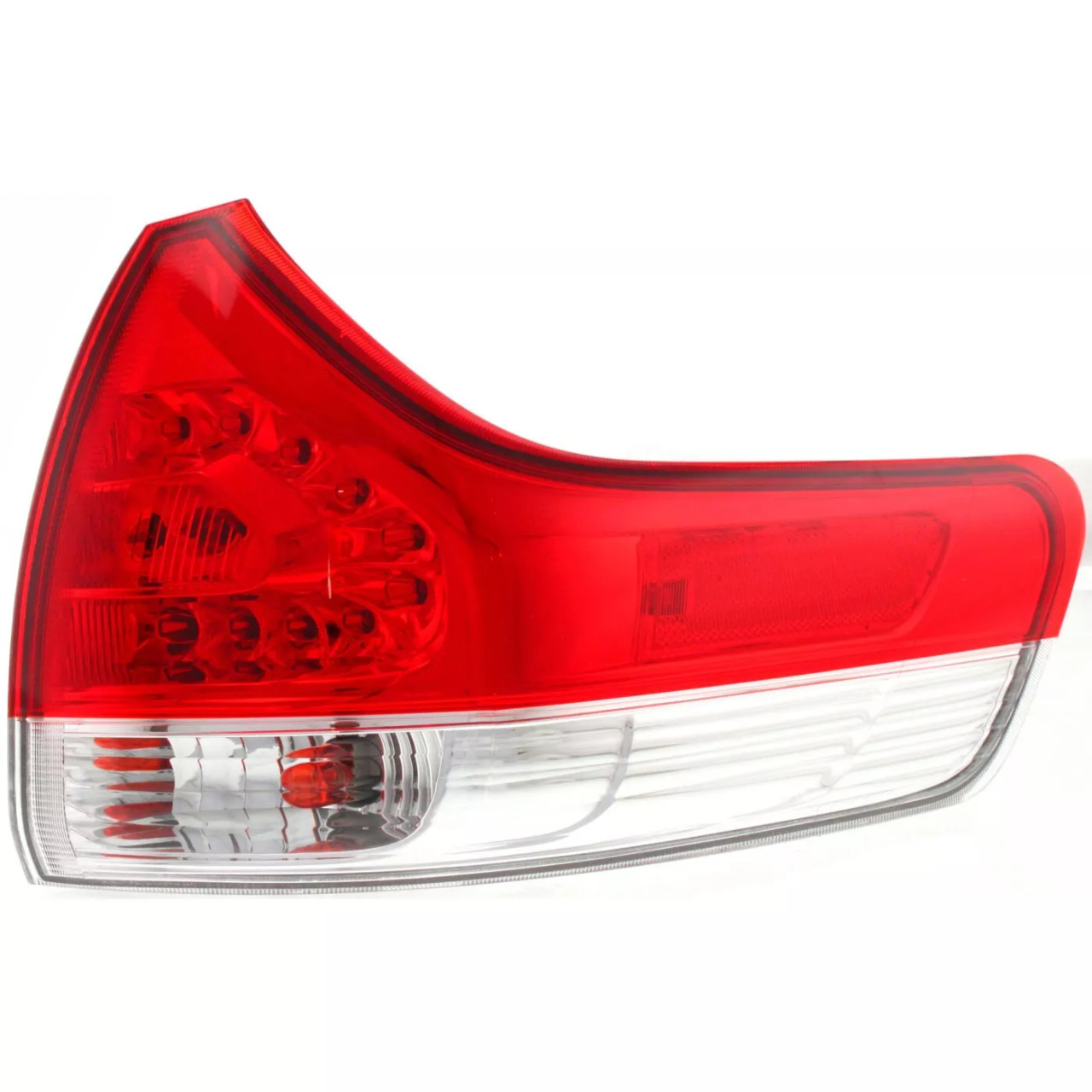 Tail Light Set For 2012-2014 Toyota Sienna Right Inner Outer Clear/Red Halogen