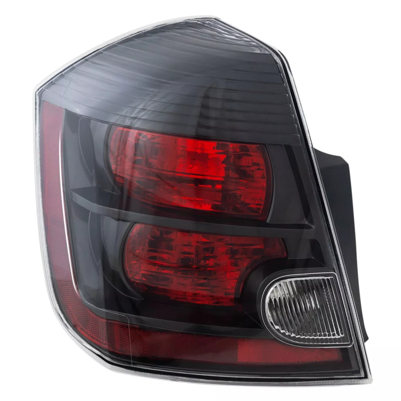 Halogen Tail Light For 2007-2009 Nissan Sentra 2.5L Engine Left Clear & Red Lens