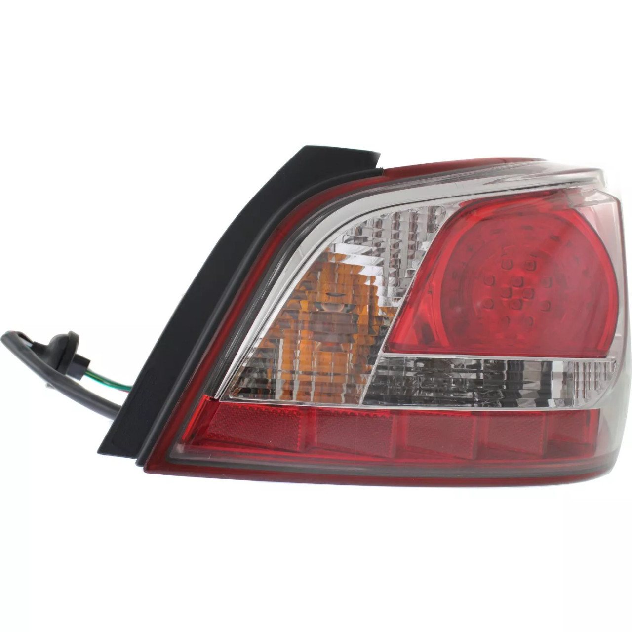 LED Tail Light For 2013 Nissan Altima Sedan Right Clear & Red Lens w/ Bulbs