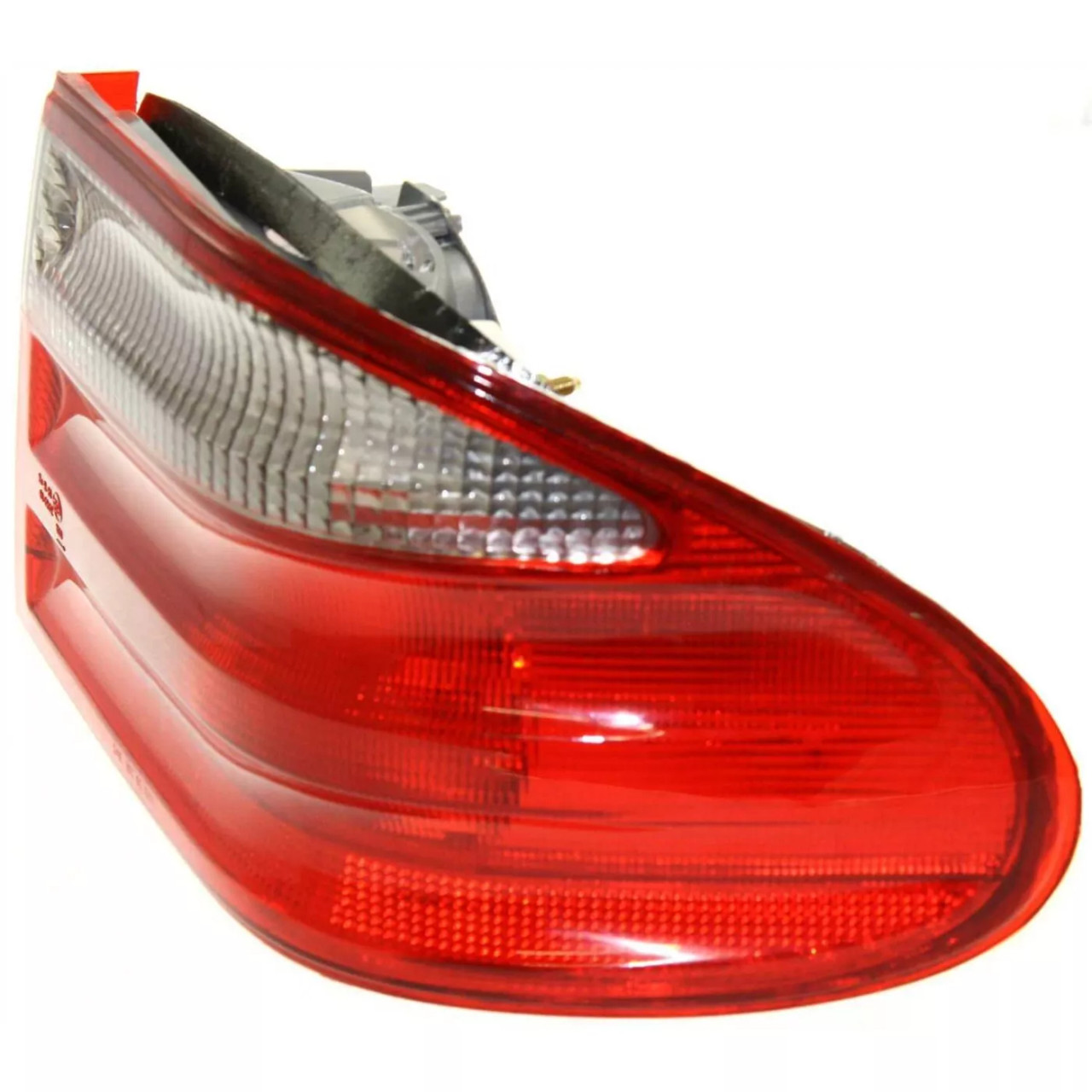 Halogen Tail Light Set For 2000-02 Mercedes Benz E320 Outer Clear/Red Lens 2Pcs