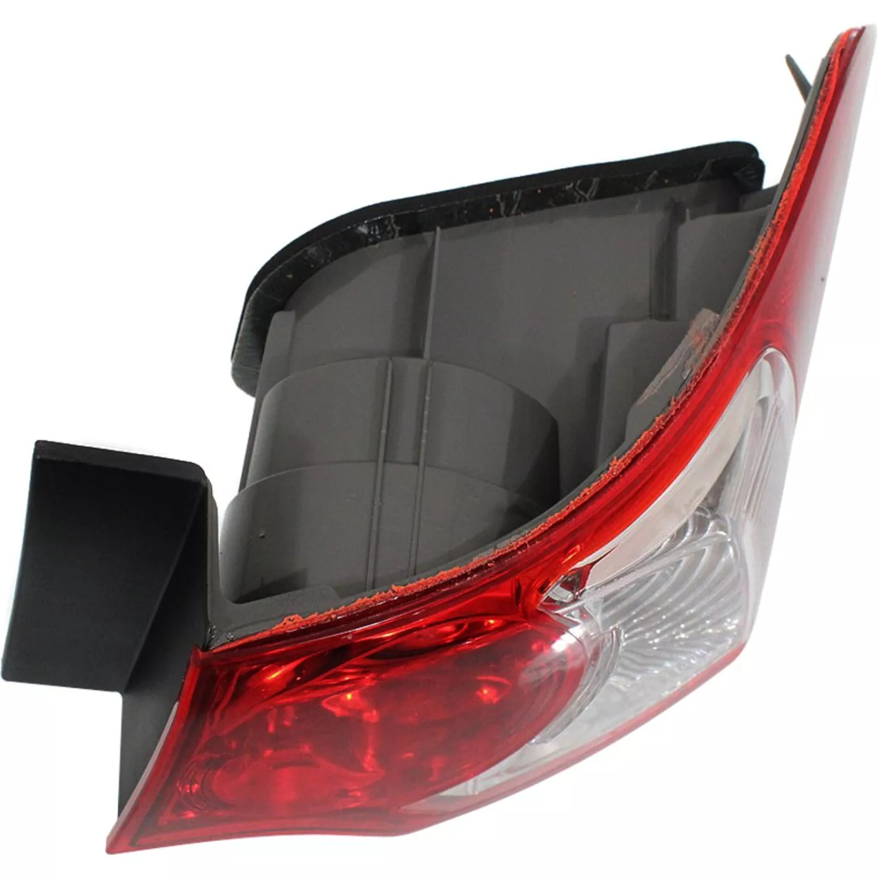 Halogen Tail Light Set For 2009-2010 Acura TSX Outer Clear/Red w/ Bulbs 2Pcs