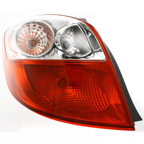 Halogen Tail Light Set For 2009-2013 Toyota Matrix Clear/Red w/ Bulbs 2Pcs CAPA