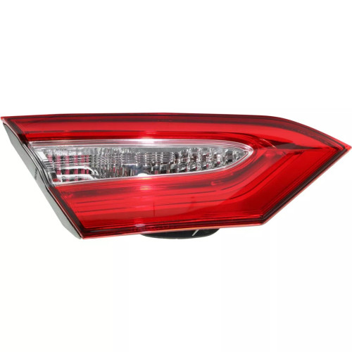 Tail Light Set For 2018-2019 Toyota Camry Left and Right Inner Clear/Red Halogen