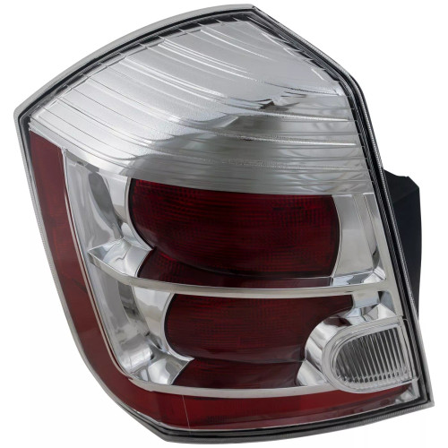CAPA Tail Light Chrome Interior Left Side For 2010-2012 Nissan Sentra Base/S/SL