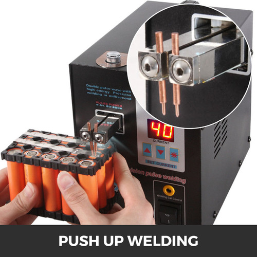 VEVOR 737G Battery Spot Welder Welding Machine for 18650 Lithium Batteries 110V