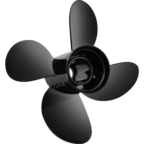 VEVOR Outboard Propeller, Replace for OEM 48-8M0084495, 4 Blades 14" x 19" Aluminium Boat Propeller, Compatible with 135-300HP 2-Stroke & 4-Stroke Outboards, Alpha&Bravo I Stern-Drives, RH