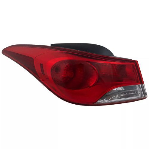 Tail Light For 2011-2013 Hyundai Elantra Left Outer Halogen With Bulb